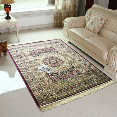 

Loomkart Multicolor Silk Carpet(122 cm X 182 cm)