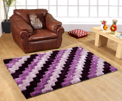 

Hand Tex Purple Polyester Carpet(120 cm X 180 cm)