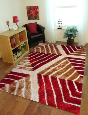 

Presto Red Polyester Carpet(90 cm X 150 cm)