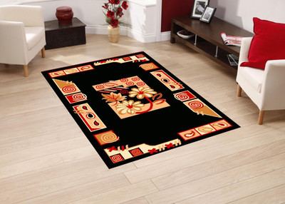 

Presto Black Polyester Carpet(110 cm X 170 cm)