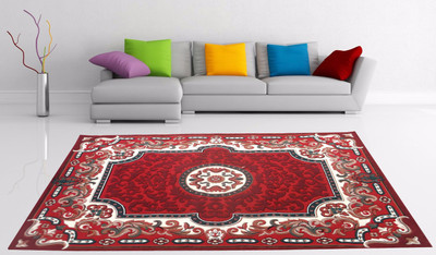

Farhan Carpet Red Polypropylene Carpet(150 cm X 210 cm)
