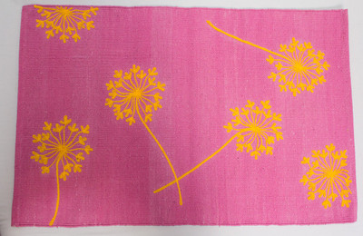 

Band Box Pink Cotton Area Rug(76 cm X 50 cm)