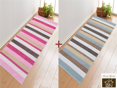 

Saral Home Grey Cotton Area Rug(70 cm X 180 cm)