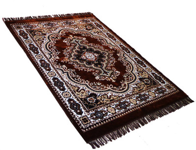 

India Furnish Brown Viscose Carpet(122 cm X 183 cm)