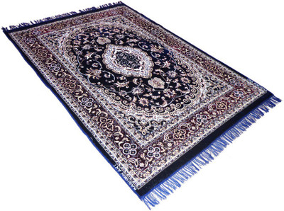 

India Furnish Blue Velvet Carpet(150 cm X 206 cm)