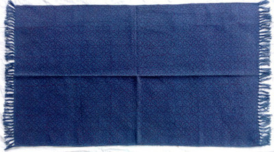 

Poonam Arts Blue Cotton Area Rug(90 cm X 150 cm)