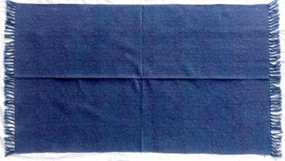 

Poonam Arts Blue Cotton Area Rug(90 cm X 150 cm)