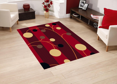 

Presto Red Polypropylene Carpet(90 cm X 150 cm)