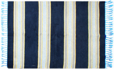 

Saral Home Blue Cotton Dhurrie(90 cm X 130 cm)