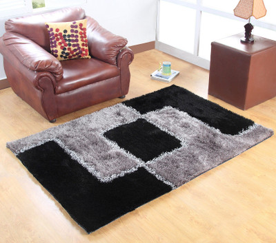 

Excel Bazaar Black Polyester Carpet(120 cm X 180 cm)