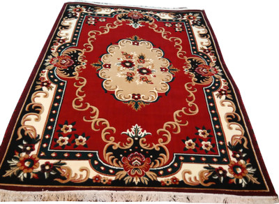 30% OFF on I.C Multicolor Cotton Wool Blend Carpet(152 cm X 213 cm)