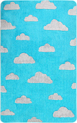 

Saral Home Light Blue Polyester Carpet(90 cm X 150 cm)