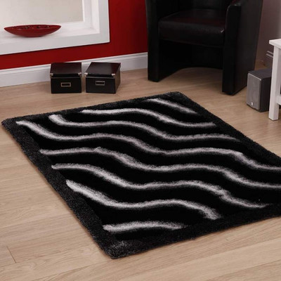 

Presto Black Polyester Carpet(120 cm X 180 cm)