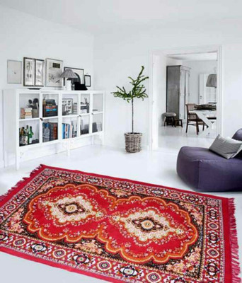

Mr. Ruhal Red Cotton Carpet(121 cm X 183 cm)