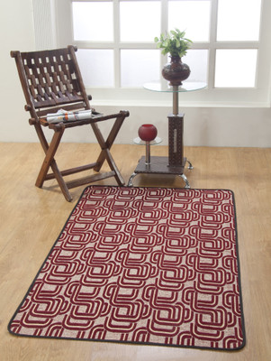 

MY HOUSE Multicolor Polyester Area Rug(90 cm X 150 cm)