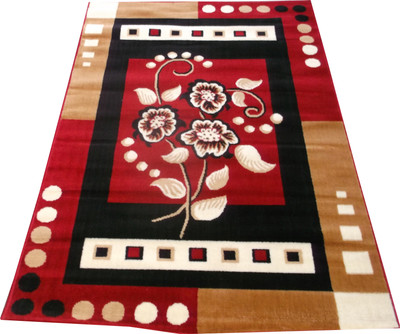 

Farhan Carpet Red Polypropylene Carpet(110 cm X 155 cm)