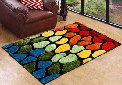 

Hand Tex Multicolor Polyester Carpet(120 cm X 180 cm)