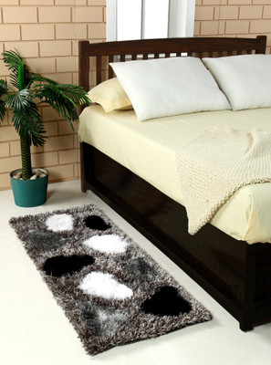 

MY HOUSE Grey Polyester Runner(56 cm X 145 cm)