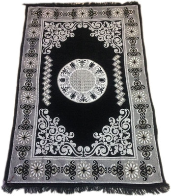 

MACHROLI PRINTS Black Velvet Carpet(150 cm X 210 cm)