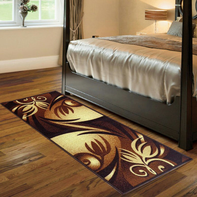 Sparklings Multicolor Chenille Runner(2 ft,  X 5 ft, Rectangle)