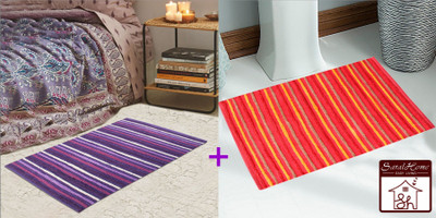 

Saral Home Purple Cotton Dhurrie(50 cm X 70 cm)