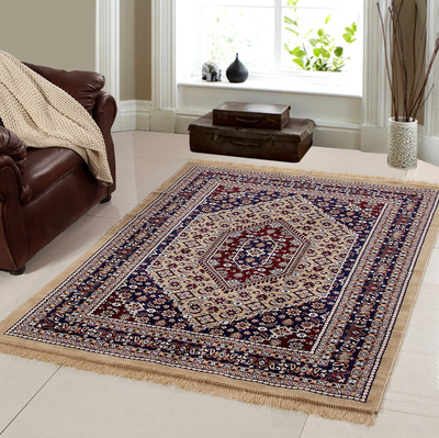 

MY HOUSE Beige Acrylic Carpet(120 cm X 180 cm)