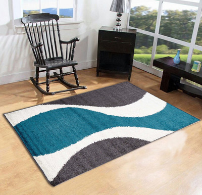 

FurnishingLand Black Polyester Carpet(120 cm X 180 cm)