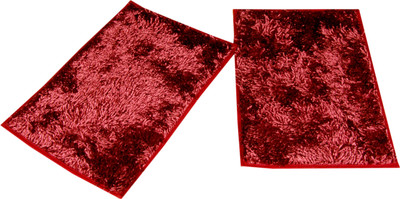 

Ritika Carpets Pink Polyester Area Rug(40 cm X 60 cm)
