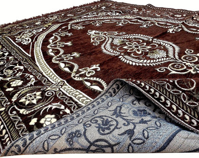 

Superb Furnishings Multicolor, Brown Chenille Carpet(152 cm X 213 cm), Brown;multicolor