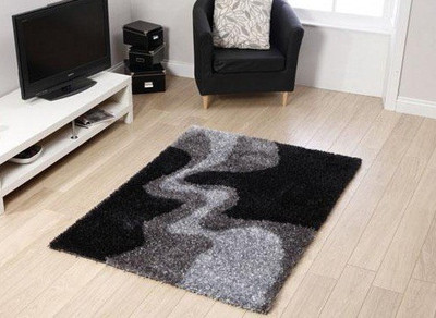 

Presto Black Polyester Carpet(90 cm X 150 cm)