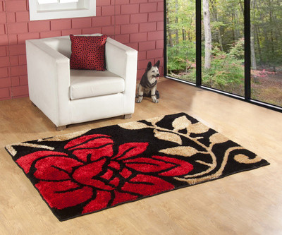 

Hand Tex Multicolor Polyester Carpet(90 cm X 150 cm)