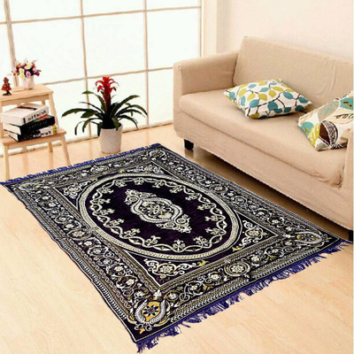 

Superb Furnishings Multicolor, Purple Chenille Carpet(152 cm X 213 cm)