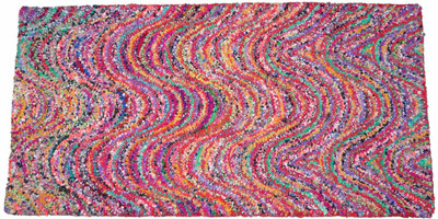 

garg exports Multicolor Cotton Carpet(70 cm X 140 cm)