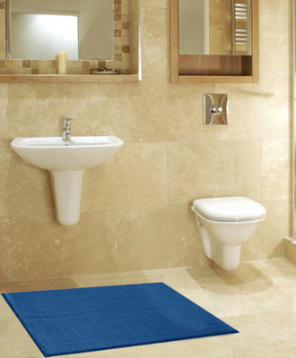 

SWHF Dark Blue Cotton Area Rug(60 cm X 90 cm)