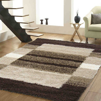 

Presto Brown Polyester Carpet(150 cm X 210 cm)