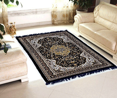 

Superb Furnishings Blue Velvet Carpet(122 cm X 183 cm)