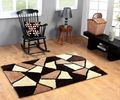 

Hand Tex Brown Polyester Carpet(90 cm X 150 cm)