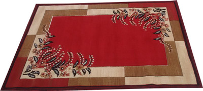 

Farhan Carpet Red Polypropylene Carpet(150 cm X 210 cm)