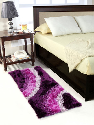

MY HOUSE Purple Polyester Carpet(56 cm X 145 cm)