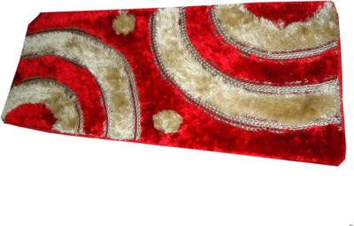 

Skytex Multicolor Cotton Polyester Blend Area Rug(139 cm X 55 cm)