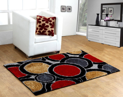 

Hand Tex Multicolor Polyester Carpet(90 cm X 150 cm)