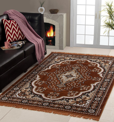 

MY HOUSE Brown Acrylic Carpet(150 cm X 210 cm)