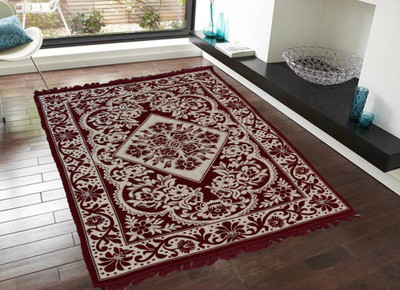 

Presto Red Cotton Carpet(121 cm X 183 cm)
