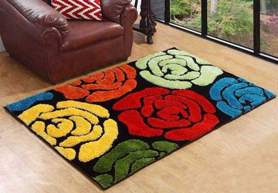 

Hand Tex Multicolor Polyester Carpet(120 cm X 180 cm)