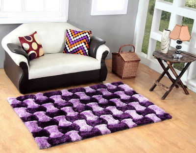 

Skytex Purple Cotton Polyester Blend Carpet(152 cm X 91 cm)