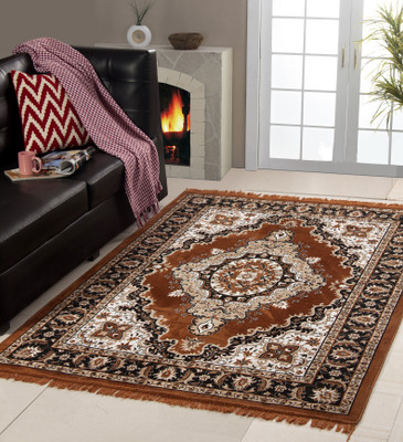 

MY HOUSE Brown Acrylic Carpet(150 cm X 210 cm)
