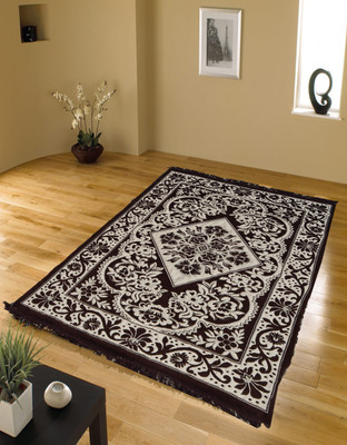 

Presto Brown Cotton Carpet(121 cm X 183 cm)