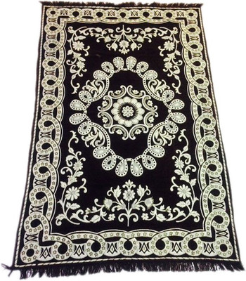

MACHROLI PRINTS Black Velvet Carpet(150 cm X 210 cm)