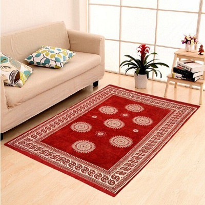 

Creative Homes Maroon Chenille Carpet(214 cm X 153 cm)
