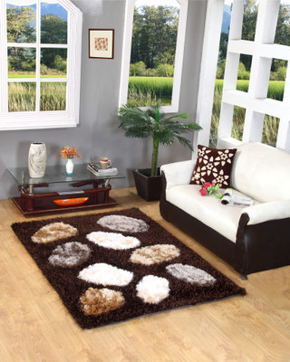 

MY HOUSE Multicolor Polyester Carpet(120 cm X 180 cm)